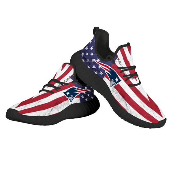 Men's New England Patriots Mesh Knit Sneakers/Shoes 002